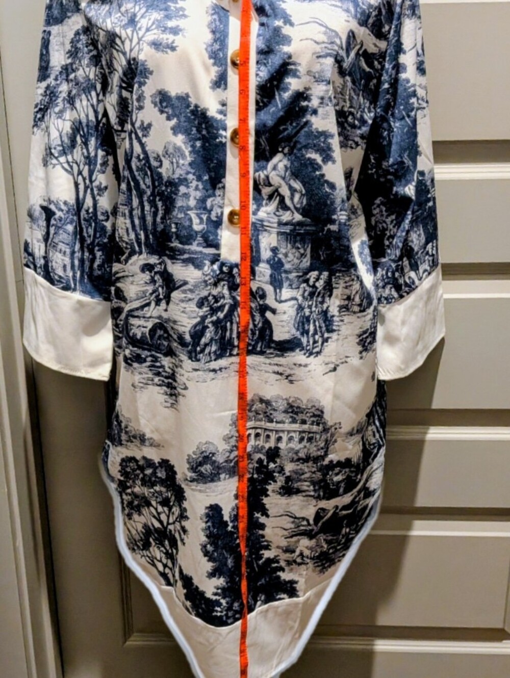 Toile De Jouy Print Mini Dress - Picture 10 of 10
